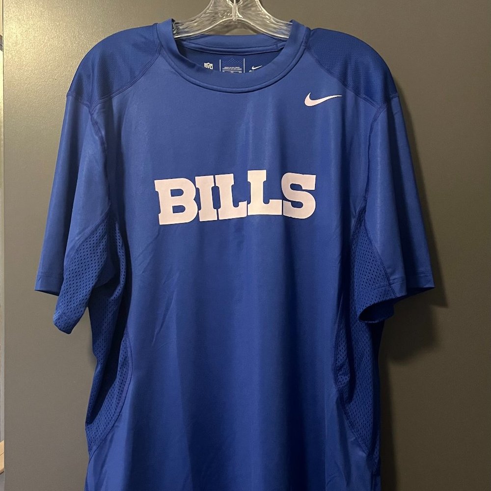 NFL Buffalo Bills Nike Onfield Apparel Dri-Fit Jersey Tee Men's Size XL